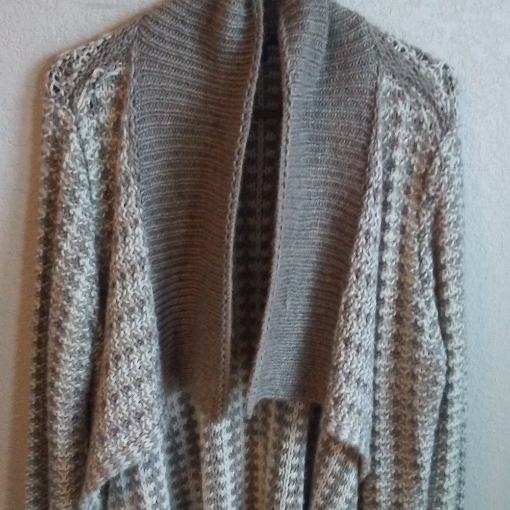 Long sweater.